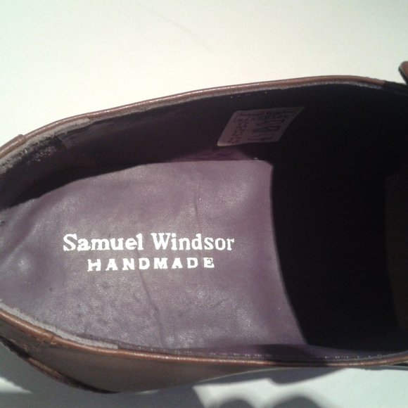 Samuel Windsor brown leather brogues main image 8
